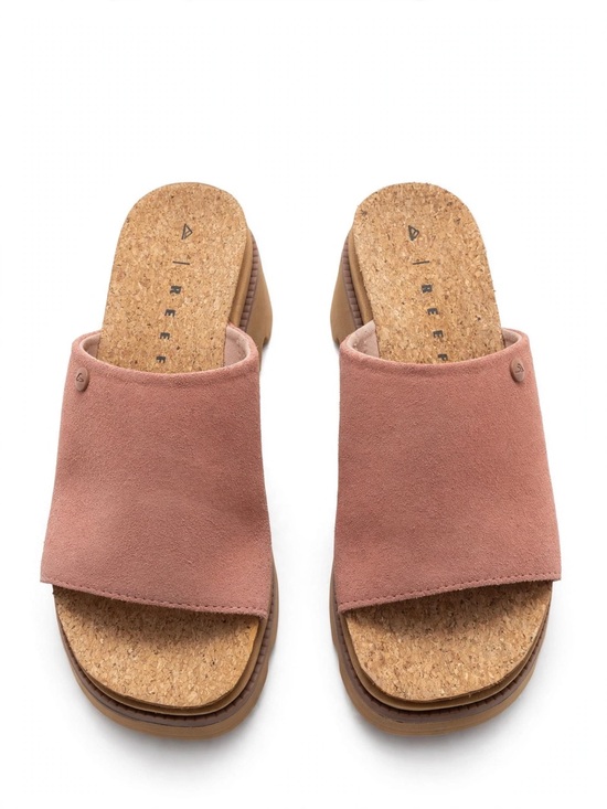 Reef Shoes - Reef Women’s Slip-On Mules in Dusty Rose Suede